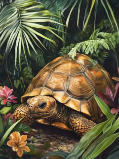 Diamond Painting Meerschildkröte